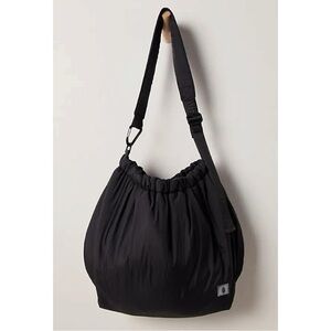 Free People FP Movement Puffy Rest Day Carryall Bag Shoulder Bag Black NWT